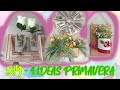 4 IDEAS PARA DECORAR TU CASA EN PRIMAVERA/manualidades con reciclaje para que decores/🌺