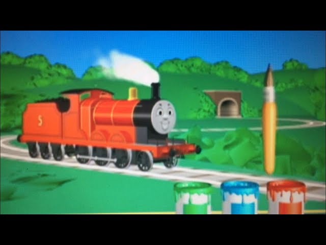 Como Pintar e colorir trem Thomas e seus amigos criançinhas