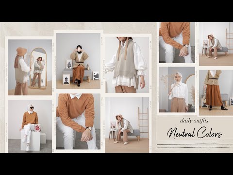 Daily Outfits: Neutral Colors | Hijab Outfit Ideas #StyleByVictoriaNurvita