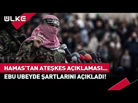 Hamas İsrail İle Ateşkes Şartlarını Açıkladı! #haber