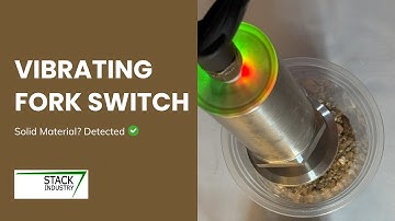 Vibrating Fork Level Switch | Real-Time Material Detection Demo