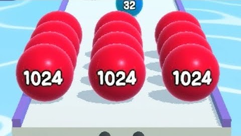 Ball run 2048 gameplay l.v 146-148