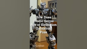 How does Studio Series Age of Extinction Galvatron pose? | MrLoubat | Transformers