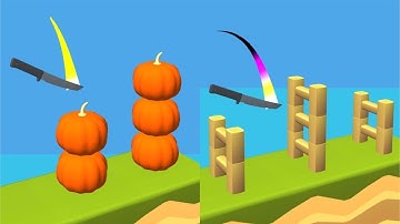 Knife Jump! Very Satisfying And Relaxing ASMR Slicing Game