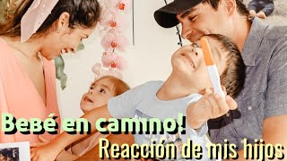 ESTOY EMBARAZADA/ La REACCIÓN de mis HIJOS/ BEBE EN CAMINO