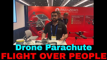 Drone Parachute Recovery System by Parazero allows flight over people