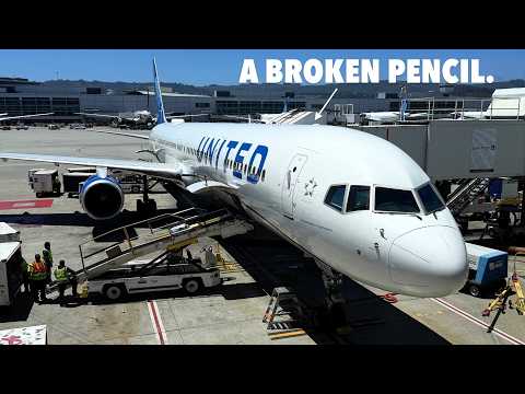 A BROKEN PENCIL: Delayed on the United 757-300