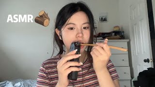 ASMR wood + random trigger ִ ࣪𖤐  | ahwei asmr