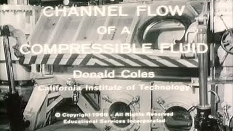 Channel Flow of a Compressible Fluid