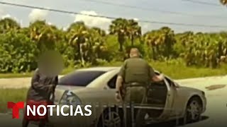 En video: policías de Florida quedan atrapados en emboscada | Noticias Telemundo