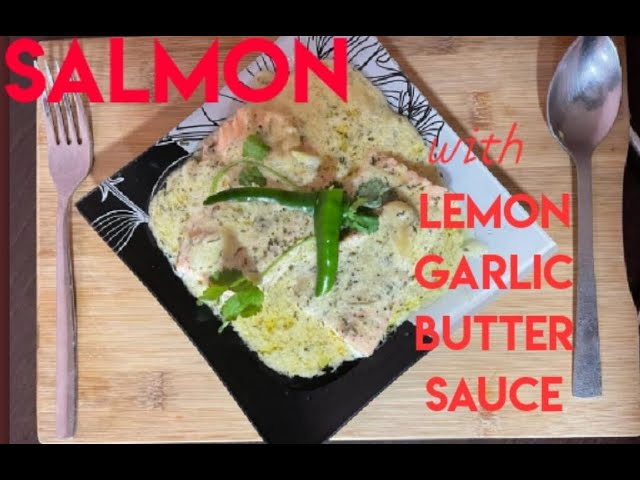 Salmon with Lemon Garlic Butter Sause| Salmon| Kochu Logam|