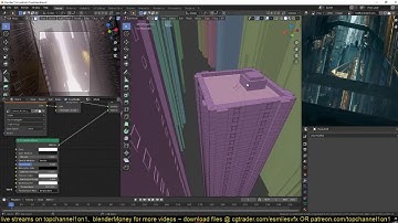 ho w to create a mega city animation in blender 2 8