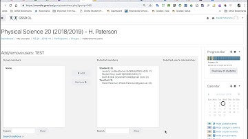 Moodle: Creating Groups