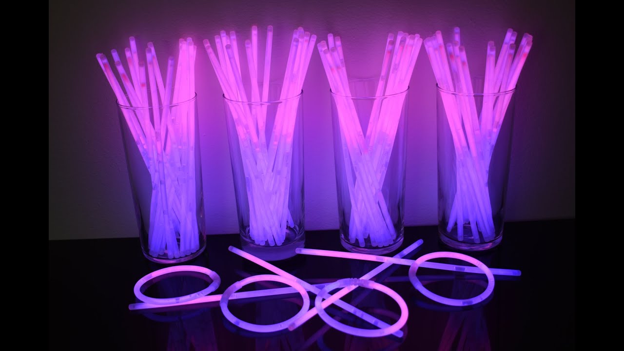 5 Packs "GLOW STICK DRINKING STRAWS" 30 Straws To Brighten Up Any Party 