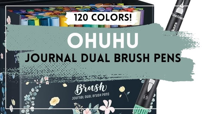 Ohuhu 160-Color Brush Markers Review - Doodlewash®