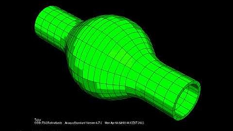 FSI simulation of large aneurysm