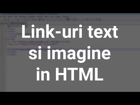 Video: Cum Se Introduce Un Link Către O Imagine în Html