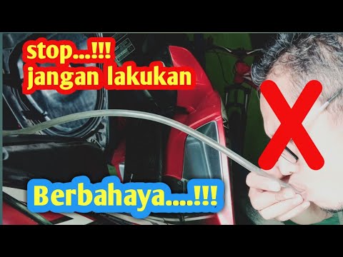 Cara Sedot Bensin Dari Tanki Dengan Mudah || Dijamin Aman