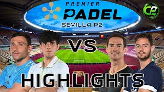CAMPAGNOLO & LEAL VS RUBIO & BAUTISTA - R32 Premier Padel Sevilla P2 - HIGHLIGHTS