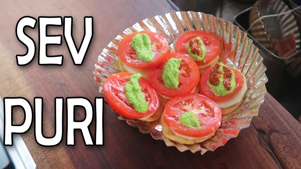 SEV PURI | Evening street food in SP Road | Secunderabad | Hyderabad street food tour | Street Food Zone