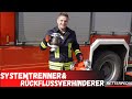 Systemtrenner und Rückflussverhinderer bei der Feuerwehr | Eine PFLICHT für jede Feuerwehr!