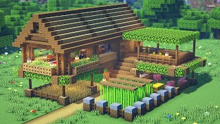 ⚒️ Minecraft | How To Build a Survival Farm House