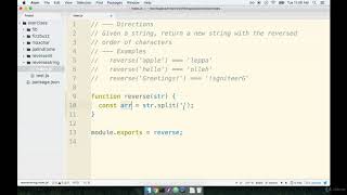 03 - String Traversal - 2  String Reversal, Solution #1
