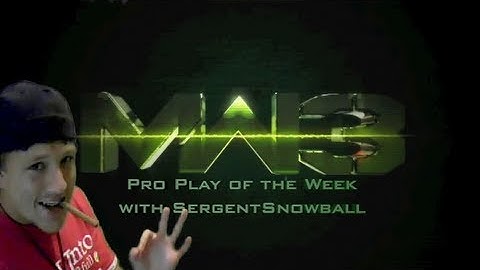 Worst Player Ever MW3 Pro Play of the Week:: Dynasty (livestream tonight)