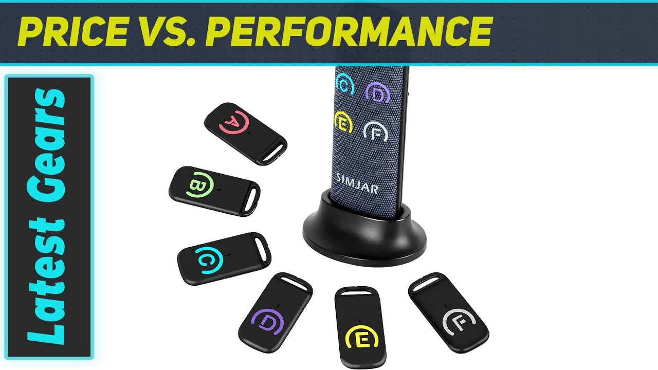 Simjar Key Finder with Thinner Receivers & Advanced Fabric Remote: The Best Key Finder of