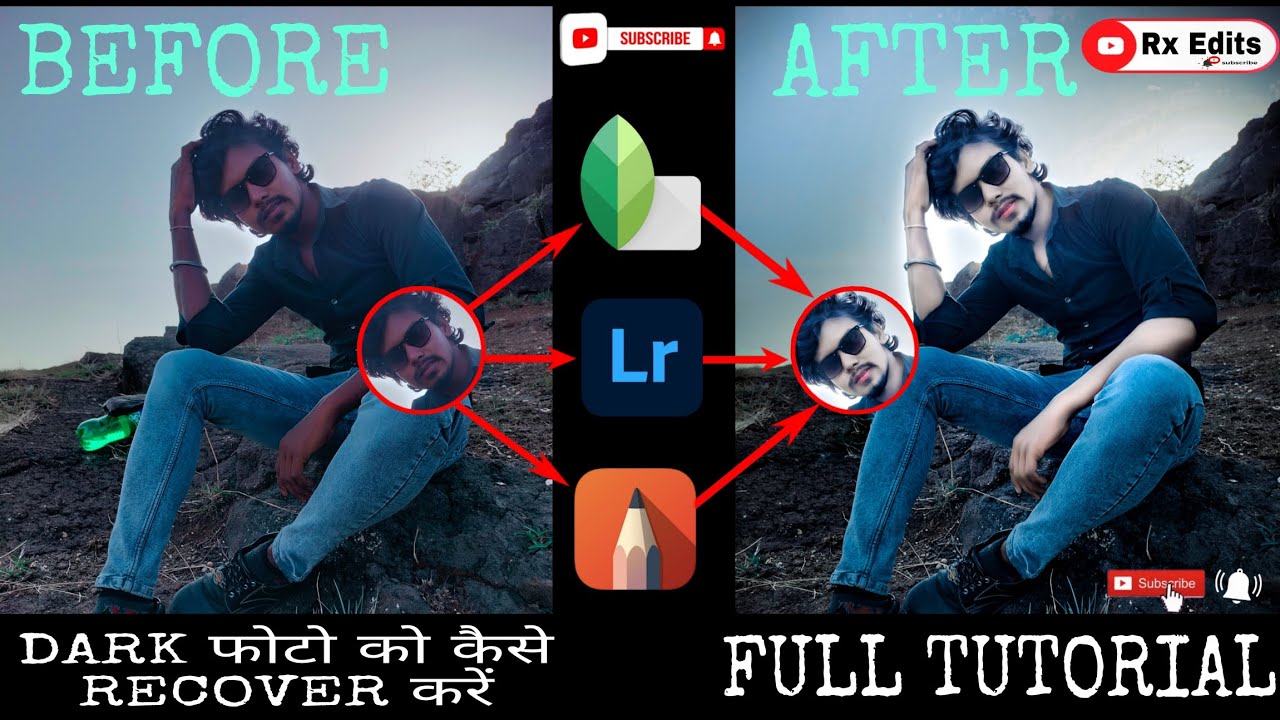 Lightroom Photo Editing Face Smooth Full Tutorial Dark photo