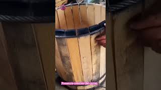 🥁 This Wood Pressing Technique Shapes the Perfect Drum Frame #WoodCraft