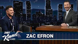 Zac Efron on Crocodile Catching in Papua New Guinea, Playing a Dad \& Prank at UFC Match