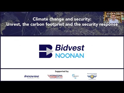 Climate change and security: unrest, the carbon footprint and the security response