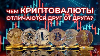 Чем отличаются СТЕЙБЛКОИН,  ТОКЕН,  АЛЬТКОИН, БИТКОИН?