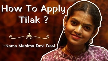 जानिए वैष्णव तिलक कैसे लगाते हैं? How To Put Vaishnava Tilak | Hare Krsna TV