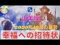 やぎ座さん♑️⭐️幸福への招待状が届いています⭐️開運の秘訣は〇〇⭐️大丈夫🙆♀️思いは届いています⭐️