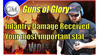 Guns of Glory: How much Damage did your Infantry Take? Infantry Damage Received Stats