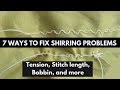 7 Ways on How to fix Shirring Problems (Tension, Stitch Length, Bobbin) || SHANiA DIY