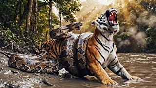 Python vs Tiger | Epic Jungle Battle for Survival | Wild Animal Fight in the Deep Forest Profile