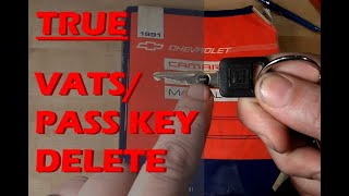 True GM VATS/Pass Key Delete (not bypass)
