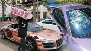 KID SMASHES MY SUPERCAR IN PUBLIC!!