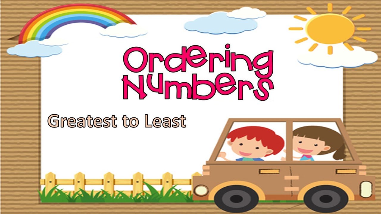 Ordering Numbers (Greatest to Least and Least to Greatest) - YouTube