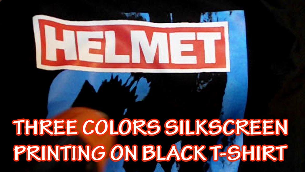 three-colors-silkscreen-printing-on-black-t-shirt-youtube