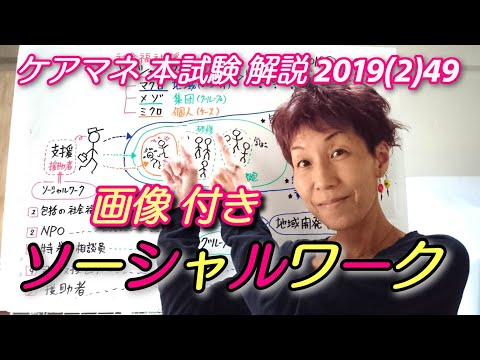 ケアマネ本試験2019 (2)49【ソーシャルワーク③】 さくら福祉