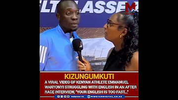 Kizungu Sio Rahisi Emmanuel Wanyonyi In A Viral Interview 