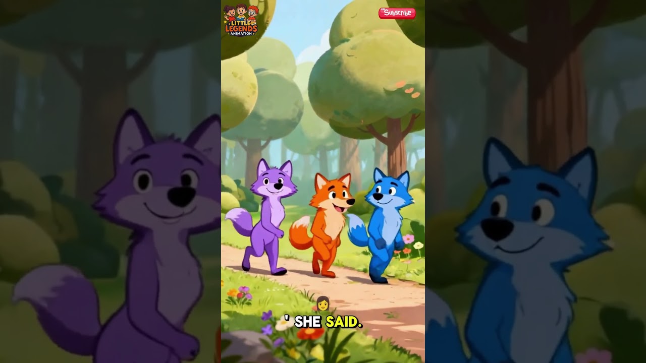 "The Brave Wolf Pack – Episode 2: Finding Food Together" | Little Legends Animation