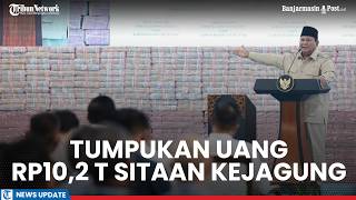 BIKIN GELENG KEPALA! Penampakan Tumpukan Uang Rp10,2 Triliun Sitaan Kejagung, Bak Piramid