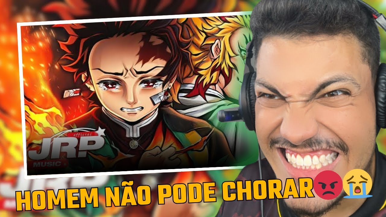 (HOMEM NÃO CHORA!) DÃOSUJO REAGE: Antes de Partir 💔 | Rengoku e Tanjiro (Kimetsu No Yaiba) JRP