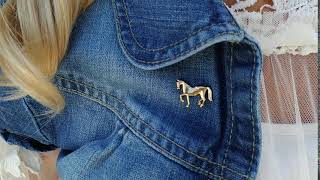 OSKAR KOGOJ, PRIPONKA LIPICANEC, simbol moči, plemenitosti / LIPIZZANER PIN BADGE, symbol of power