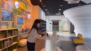 ASMR IN Bookstore, Library 📚Page turning, tapping, tracing  triggers👩🏻‍💻